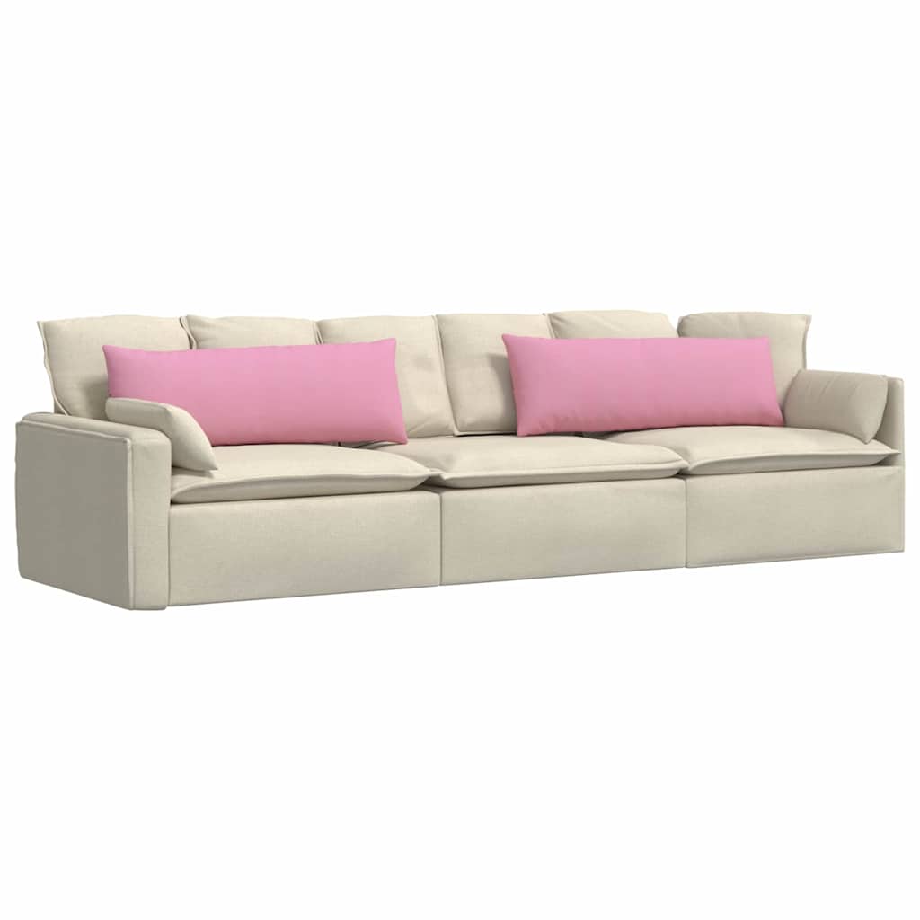 VidaXL Sofakissen 2 Stück rosa 120 x 40 cm Stoff