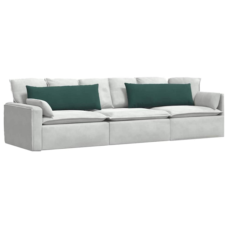 VidaXL Sofakissen 2 Stück dunkelgrün 120 x 40 cm Cordstoff