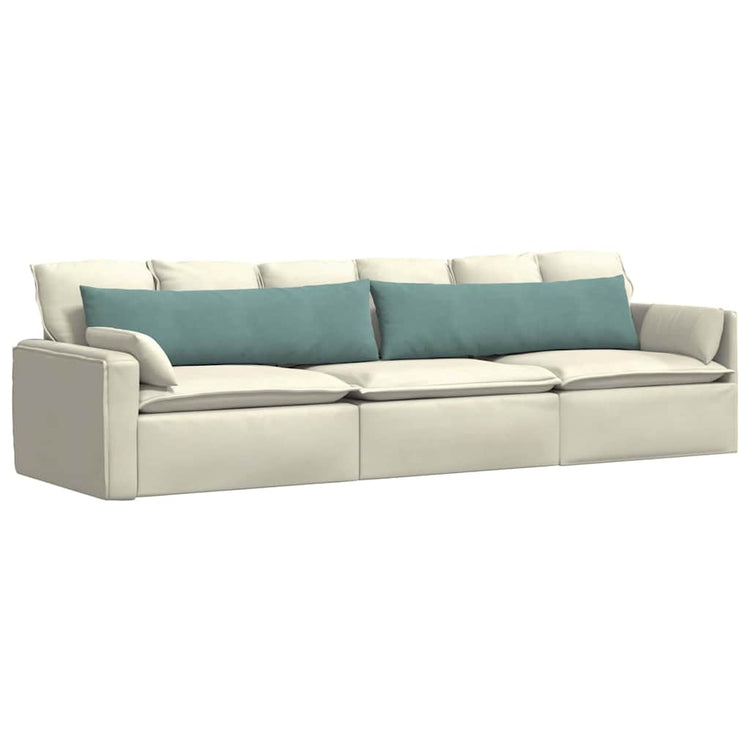 VidaXL Sofakissen 2 Stück Seegrün 145 x 40 cm Cordstoff