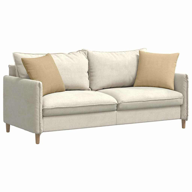 VidaXL Sofakissen 2 Stück grau grün 45 x 45 cm Cordstoff