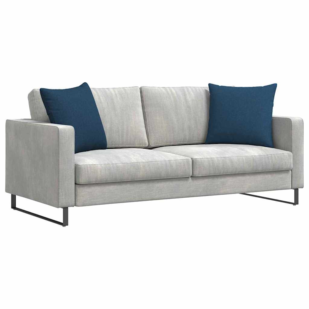 VidaXL Sofakissen 2 Stück blau 50 x 50 cm Stoff