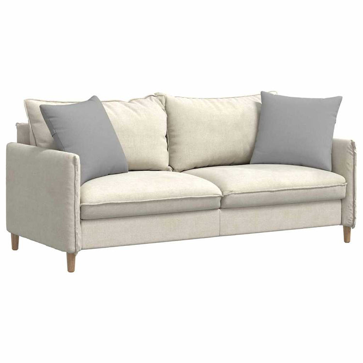 VidaXL Sofakissen 2 Stk. Wolkengrau 50 x 50 cm Stoff