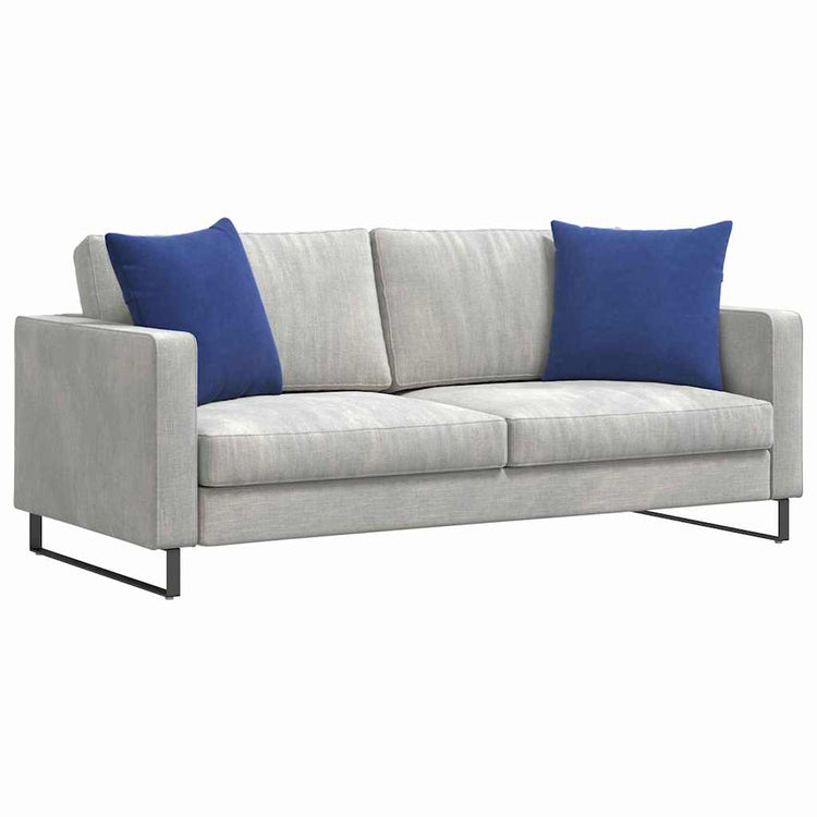 VidaXL Sofakissen, 2 Stück, Polizeiblau, 50 x 50 cm Cordstoff