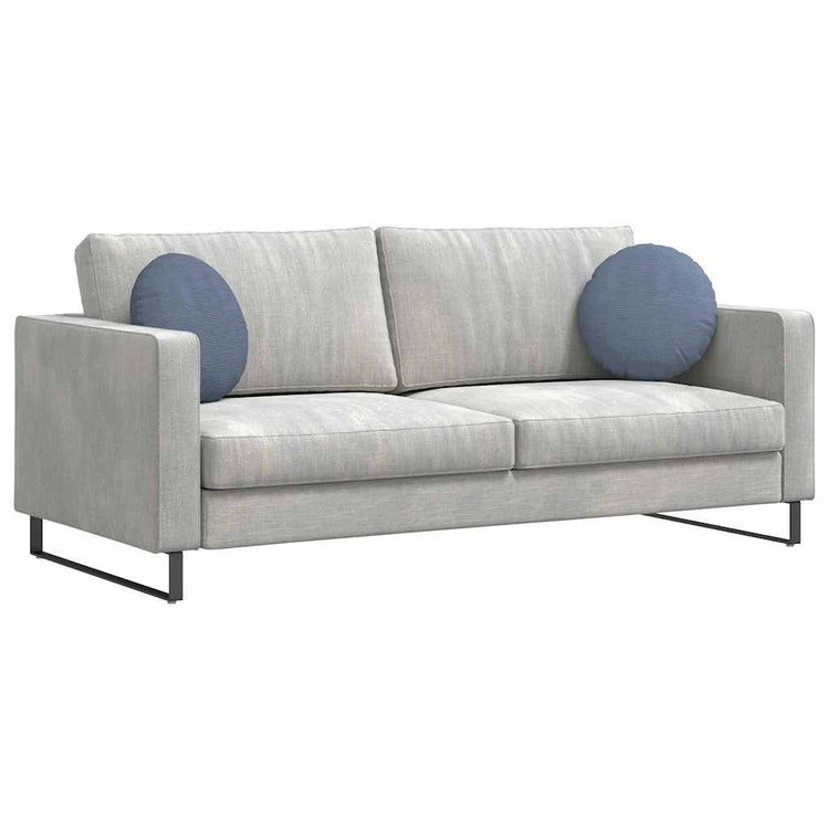 Vidaxx Sitzkissen 2 Stück blau ø 40 cm Baumwollstoff