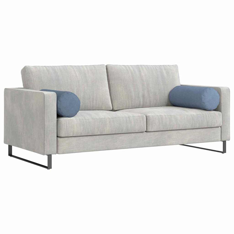 Vidaxx Nackenkissen 2 Stück blau ø 25 x 70 cm Cordstoff