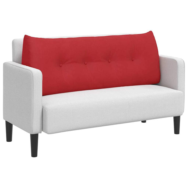Vidaxx Rückenkissen rot 120 x 24 x 50 cm Stoff