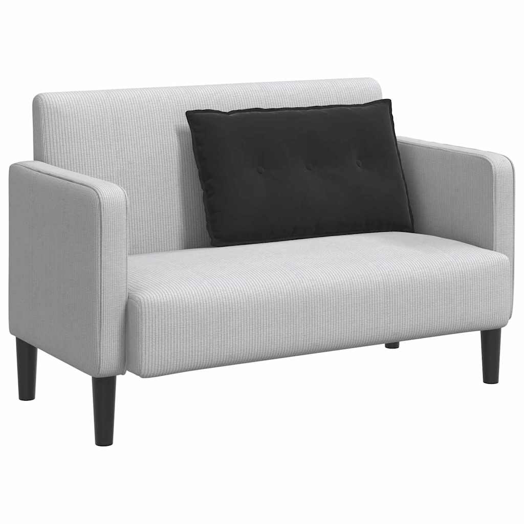 Vidaxx Rückenkissen schwarz 80 x 50 cm Cordstoff