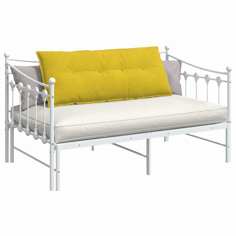Vidaxx Rückenkissen gelb 120 x 50 cm Cordstoff