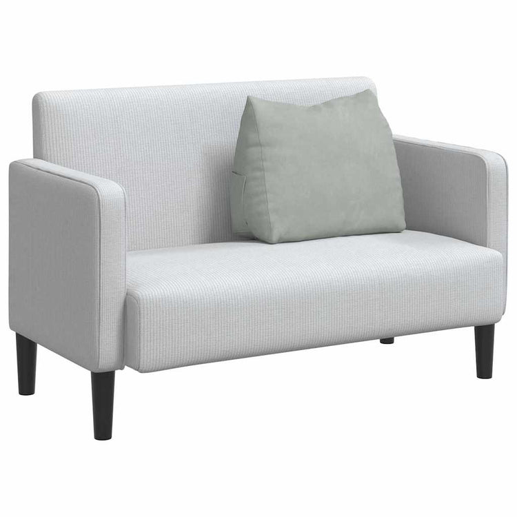 Vidaxx Rückenkissen hellgrau 60 x 20 x 50 cm Cordstoff