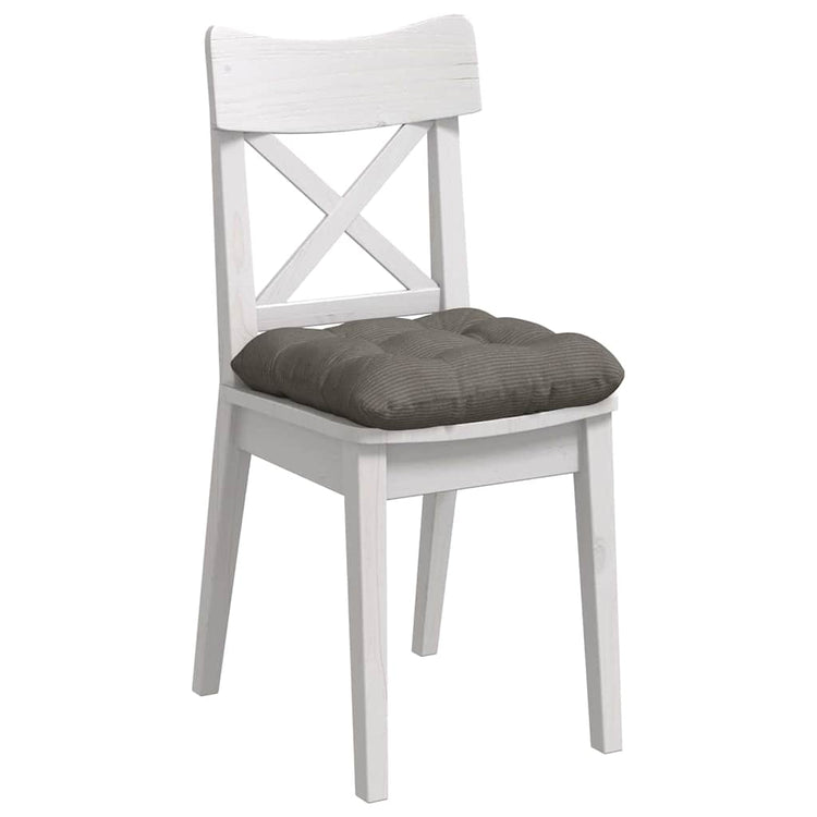 VidaXL Sitzkissen 4 Stück hellgrau 45 x 45 cm Baumwollstoff