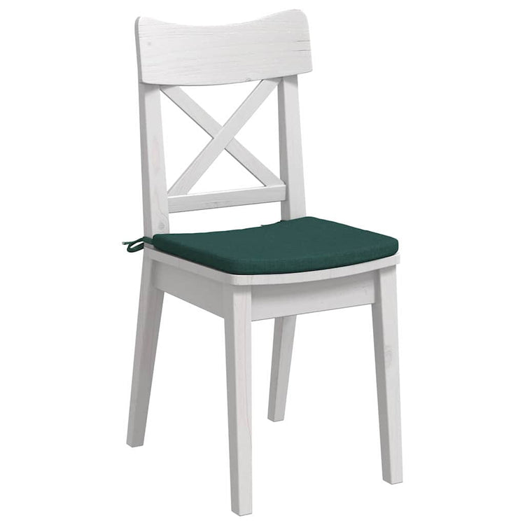 VidaXL Sitzkissen 4 Stück dunkelgrün 40 x 40 x 3 cm Stoff
