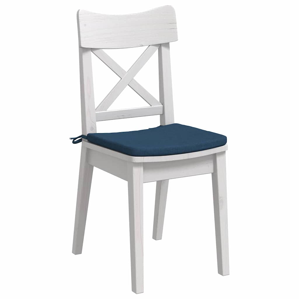 VidaXL Sitzkissen 4 Stück blau 40 x 40 x 3 cm Stoff