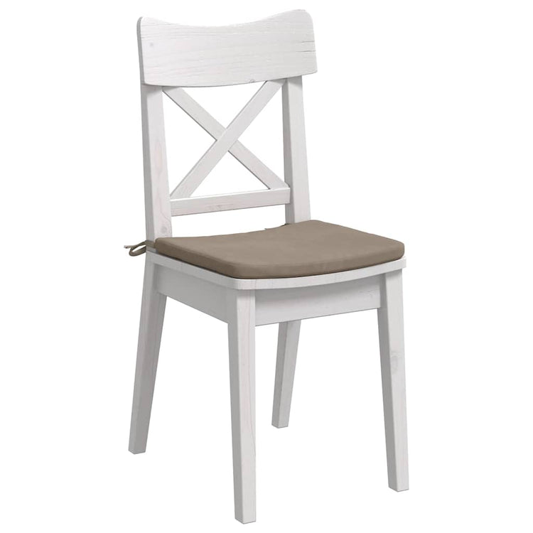 Vidaxx Sitzkissen 4 Stück Taupe 40 x 40 x 3 cm Mikrofaserstoff