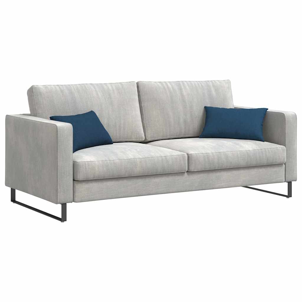 VidaXL Sofakissen 2 Stück blau 50 x 30 cm Stoff