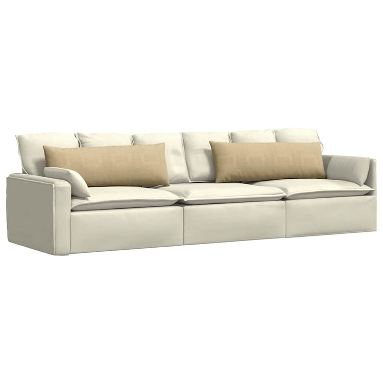 VidaXL Sofakissen 2 Stück grau grün 120 x 40 cm Cordstoff