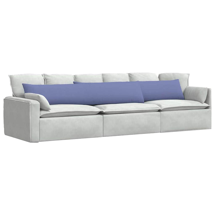 VidaXL Sofakissen 2 Stk. Jeansblau 200 x 40 cm Stoff