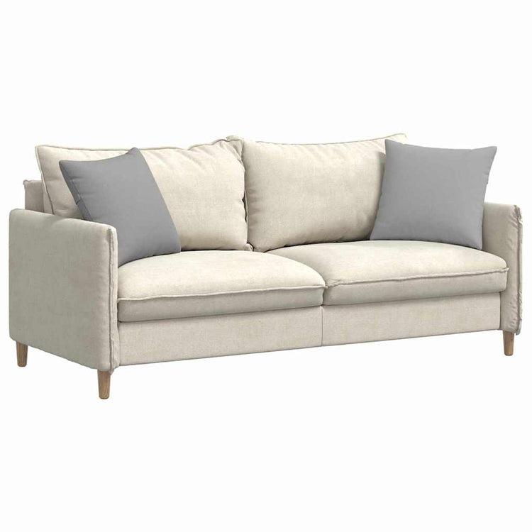 VidaXL Sofakissen 2 Stk. Wolkengrau 45 x 45 cm Stoff