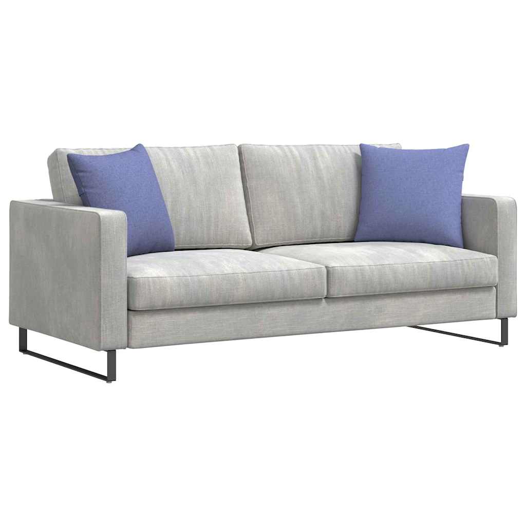 VidaXL Sofakissen 2 Stück Jeansblau 45 x 45 cm Stoff
