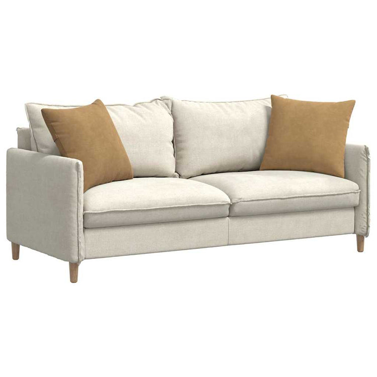 VidaXL Sofakissen 2 Stück braun 50 x 50 cm Cordstoff