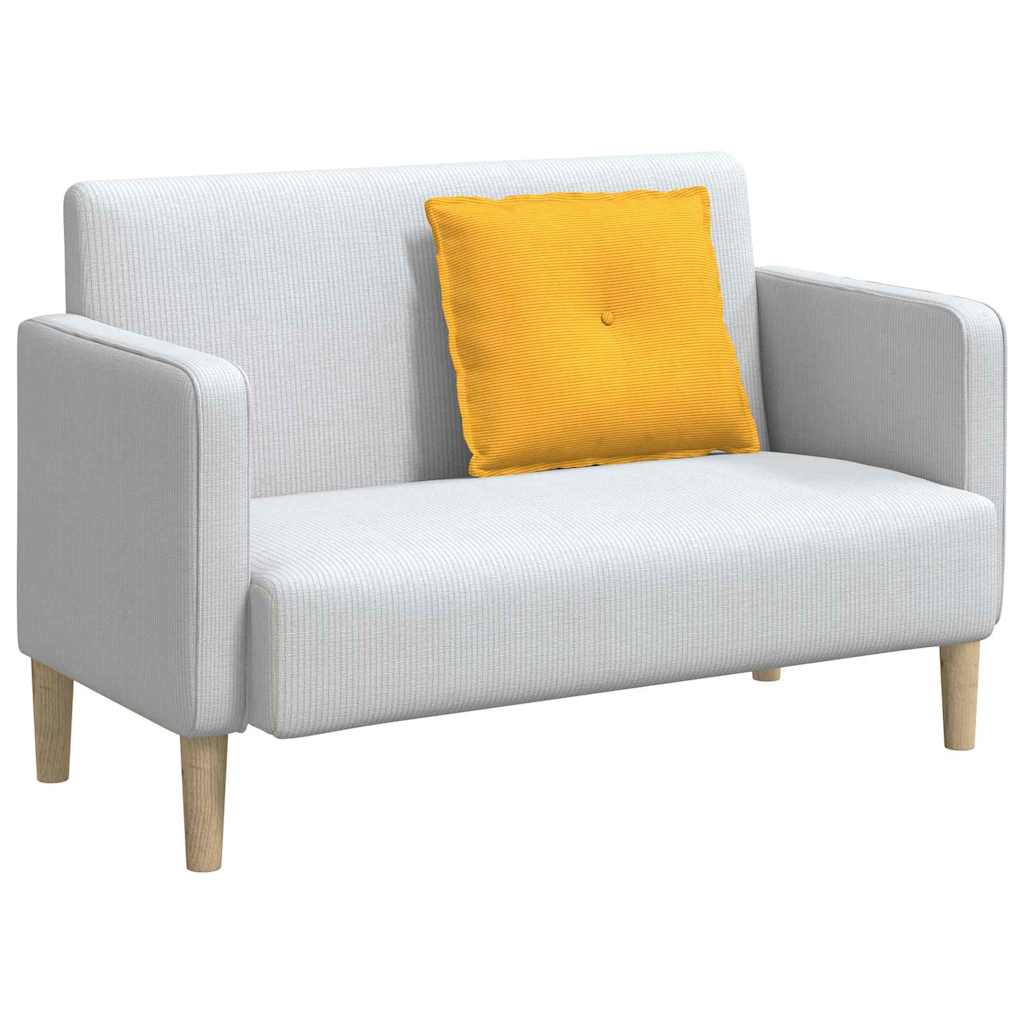 Vidaxx Rückenkissen Hellgelb 60 x 50 cm Cordstoff