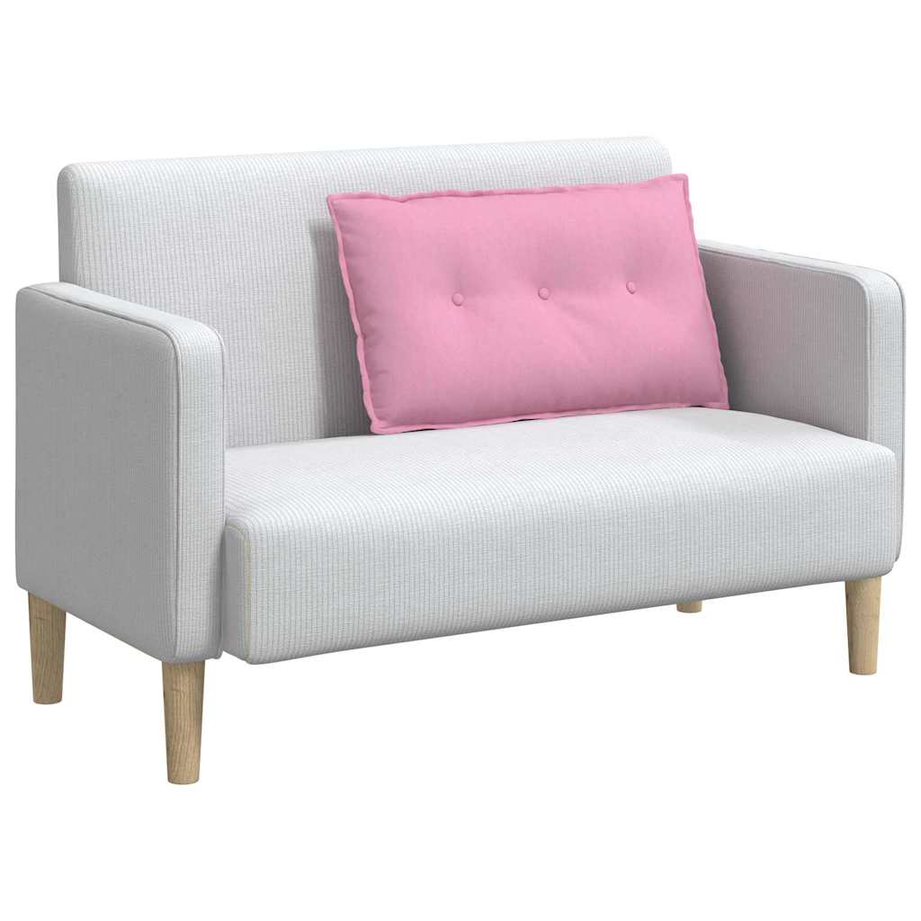 Vidaxx Rückenkissen rosa 80 x 19 x 50 cm Stoff