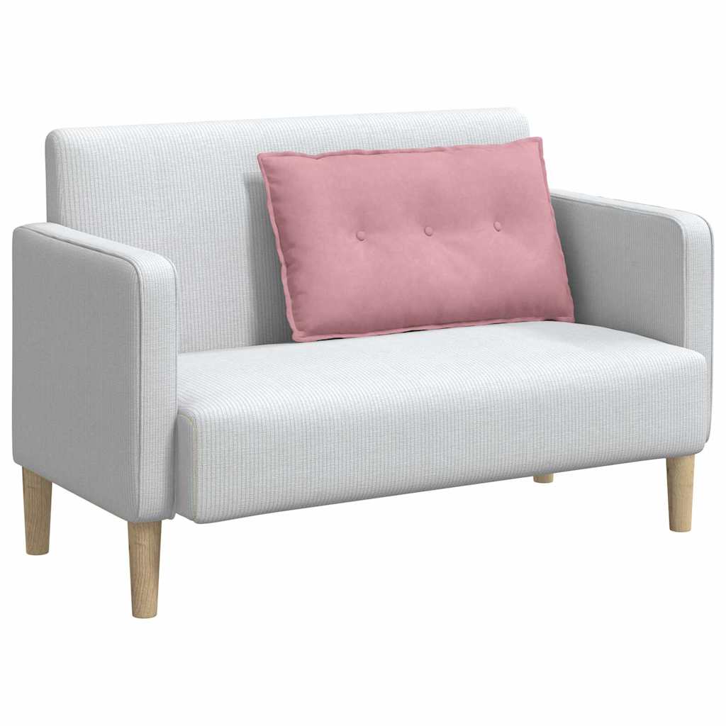 Vidaxx Rückenkissen rosa 80 x 50 cm Cordstoff