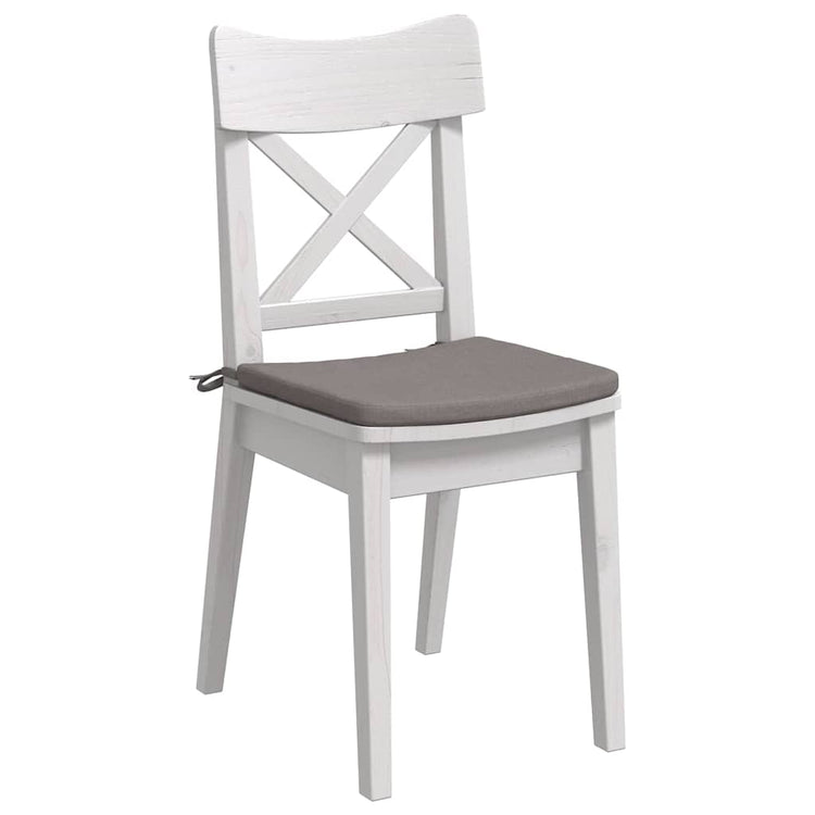 VidaXL Sitzkissen 4 Stück Taupe 40 x 40 x 3 cm Stoff