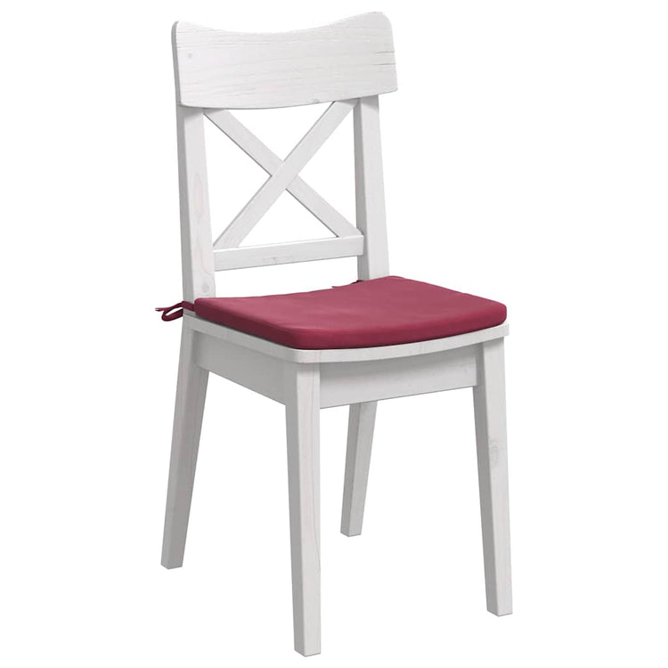 VidaXL Sitzkissen 4 Stk. Weinrot 40 x 40 x 3 cm Samt
