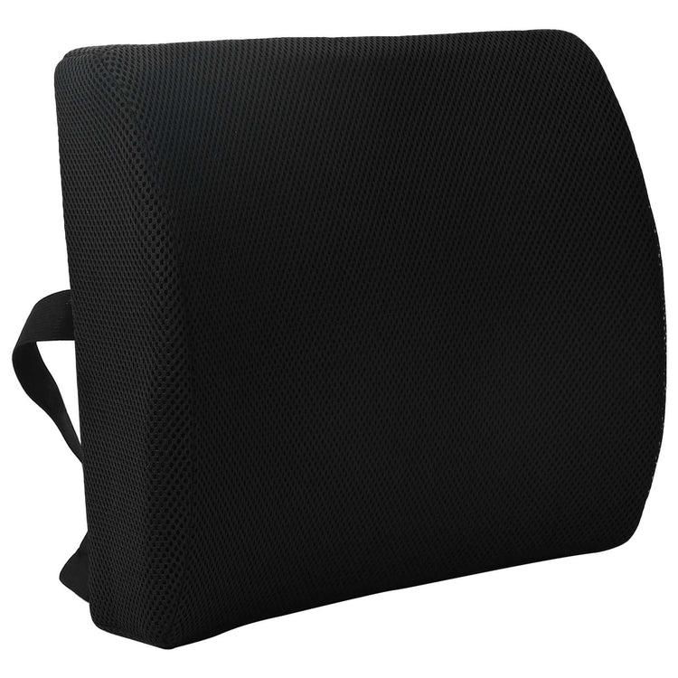 Vidaxx Rückenkissen mit Kissen schwarz 35,5 x 30 x 12 cm mit Netzstoff
