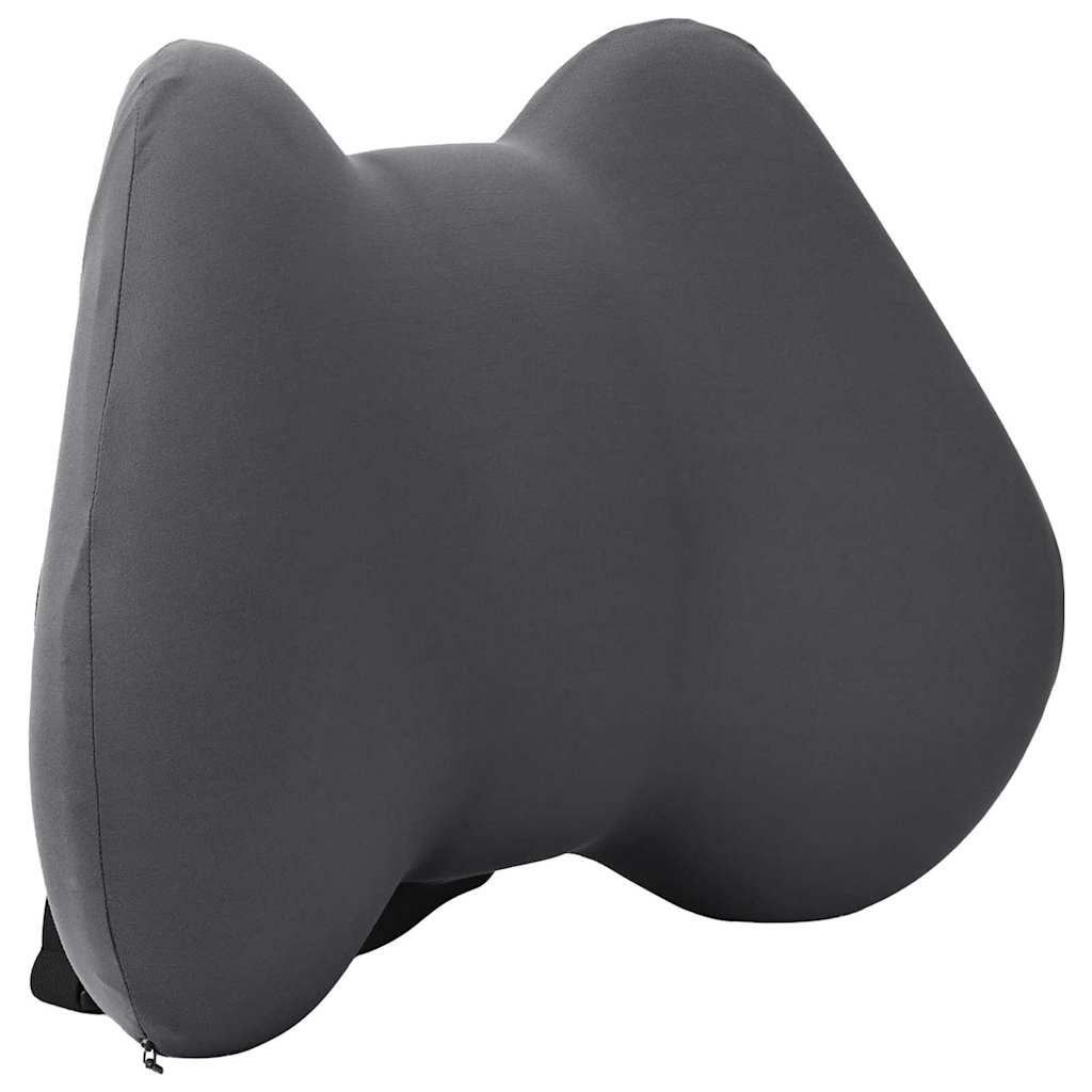 Vidaxx Rückenkissen mit Kissen grau 40 x 32 x 14 cm Polyester