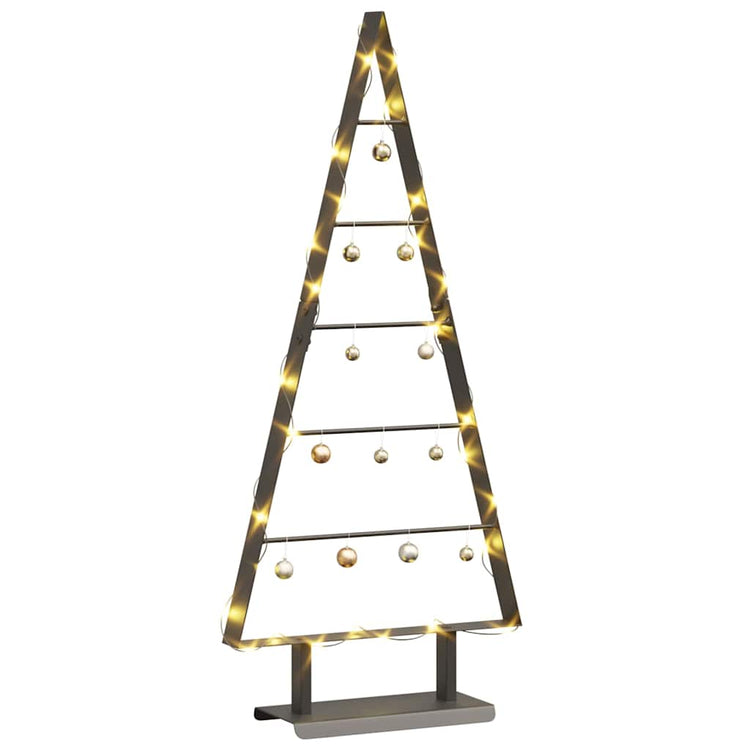 VidaXL-Metall-Weihnachtsbaum mit standardmäßigem schwarzem 90-cm-Stahl