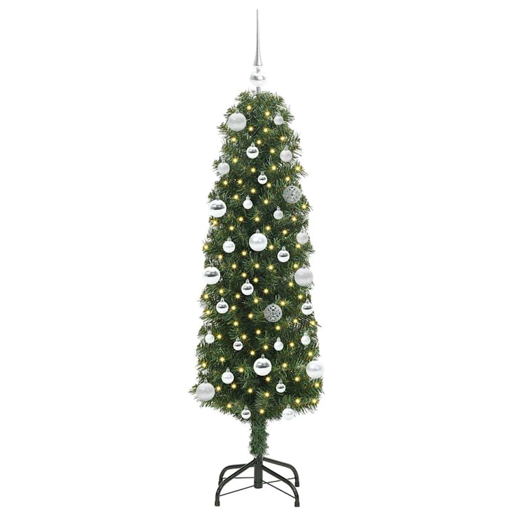 Vidaxx künstlicher Weihnachtsbaum grün 150 cm PVC und Stahl und Kunststoff