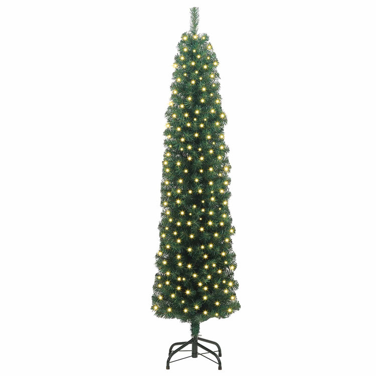 Vidaxx künstlicher Weihnachtsbaum grün 180 cm PVC und Stahl und Kunststoff