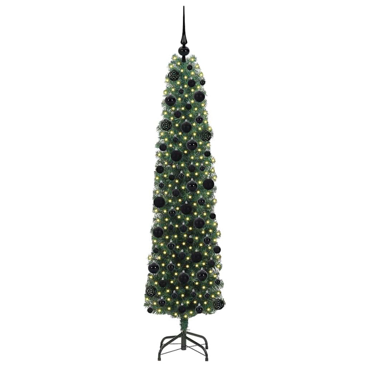 Vidaxx künstlicher Weihnachtsbaum grün 180 cm PVC und Stahl und Kunststoff