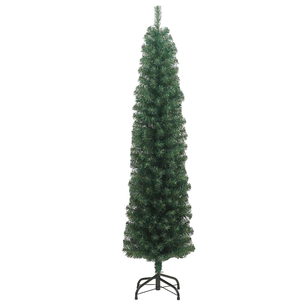 Vidaxx künstlicher Weihnachtsbaum grün 210 cm PVC und Stahl und Kunststoff