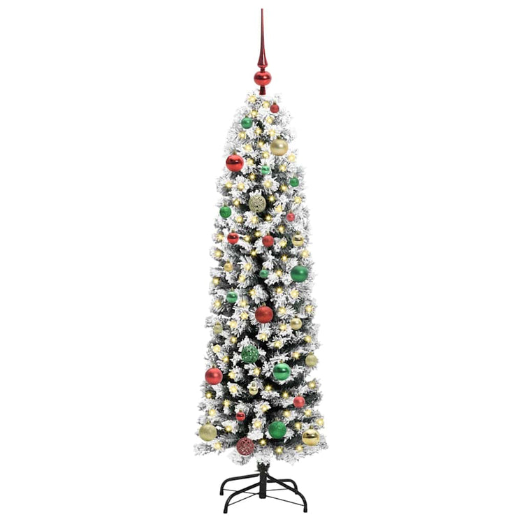 Vidaxx künstlicher Weihnachtsbaum grün 150 cm PVC und Stahl und Kunststoff