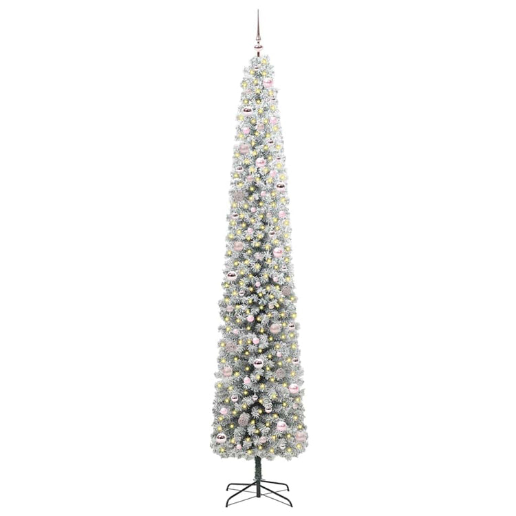 Vidaxx künstlicher Weihnachtsbaum grün 270 cm PVC und Stahl und Kunststoff