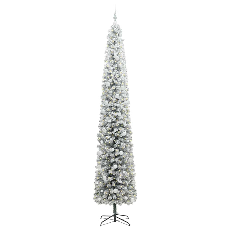 Vidaxx künstlicher Weihnachtsbaum grün 270 cm PVC und Stahl und Kunststoff