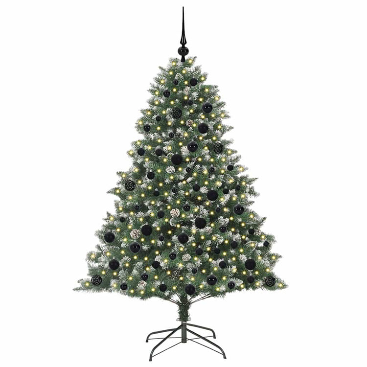 Künstlicher Weihnachtsbaum von Vidaxx mit 300 LEDs, grün, 180 cm, PVC und Kunststoff und Stahl