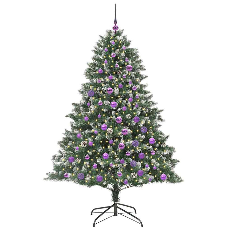 Künstlicher Weihnachtsbaum von Vidaxx mit 300 LEDs, grün, 180 cm, PVC und Kunststoff und Stahl