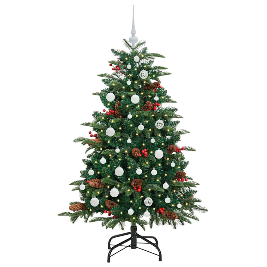 Vidaxx künstlicher Weihnachtsbaum grün 150 cm PVC und Metall und Kunststoff