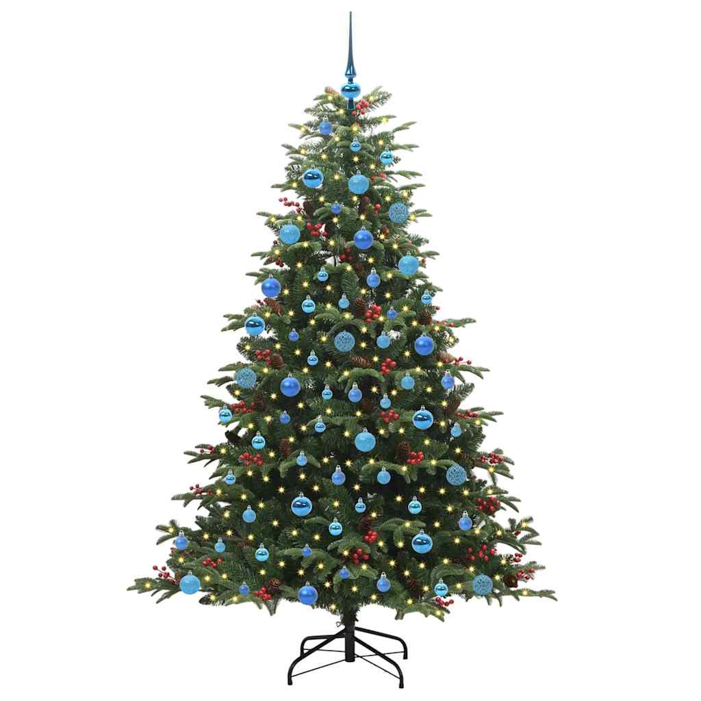 Vidaxx künstlicher Weihnachtsbaum grün 180 cm PVC und Metall und Kunststoff