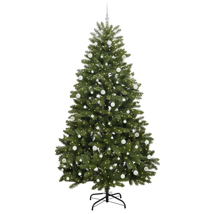 Vidaxx künstlicher Weihnachtsbaum mit 300 LED grün, 270 cm PVC und Metall