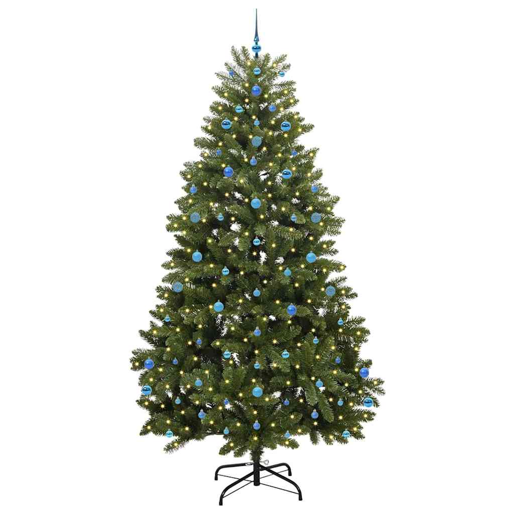 Vidaxx künstlicher Weihnachtsbaum mit 300 LED grün, 270 cm PVC und Metall