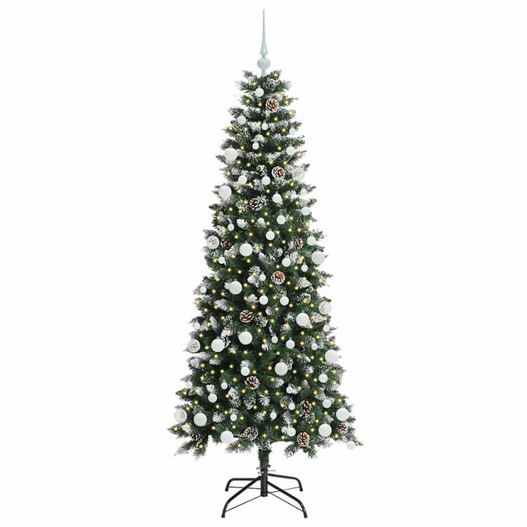 Künstlicher Weihnachtsbaum von Vidaxx mit 300 LEDs, grün, 180 cm, PVC und Kunststoff und Stahl