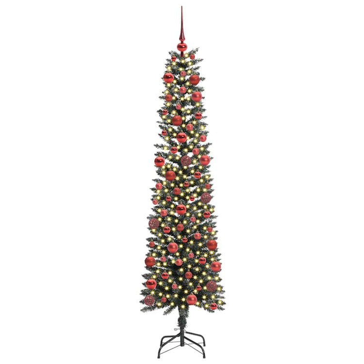 Künstlicher Weihnachtsbaum von Vidaxx mit 300 LEDs, grün, 180 cm, PVC und Kunststoff und Stahl