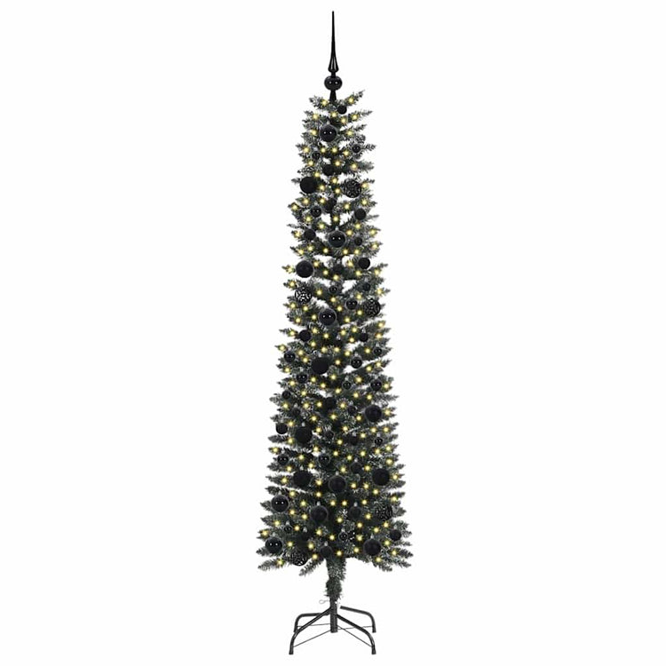 Künstlicher Weihnachtsbaum von Vidaxx mit 300 LEDs, grün, 180 cm, PVC und Kunststoff und Stahl
