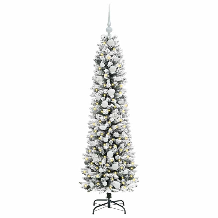 Künstlicher Weihnachtsbaum von Vidaxx mit 150 LEDs, weiß, 150 cm, PVC und Metall und Kunststoff