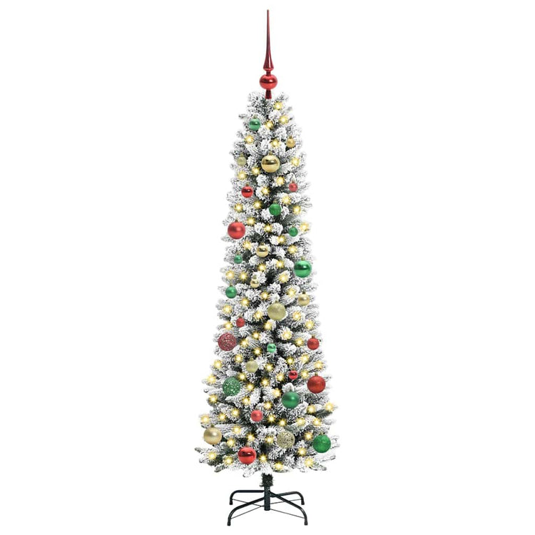 Künstlicher Weihnachtsbaum von Vidaxx mit 150 LEDs, weiß, 150 cm, PVC und Metall und Kunststoff