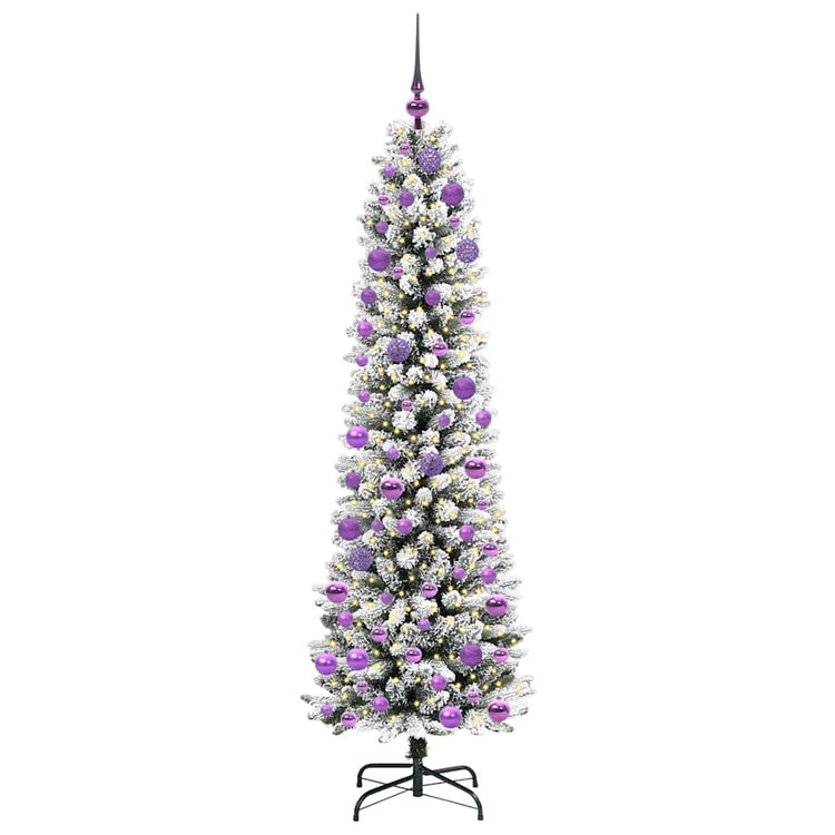 Künstlicher Weihnachtsbaum von Vidaxx mit 300 LEDs, weiß, 180 cm, PVC und Metall und Kunststoff